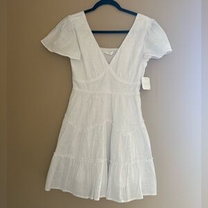 NWT Altard state white mini dress NEW graduation party rush or sorority small